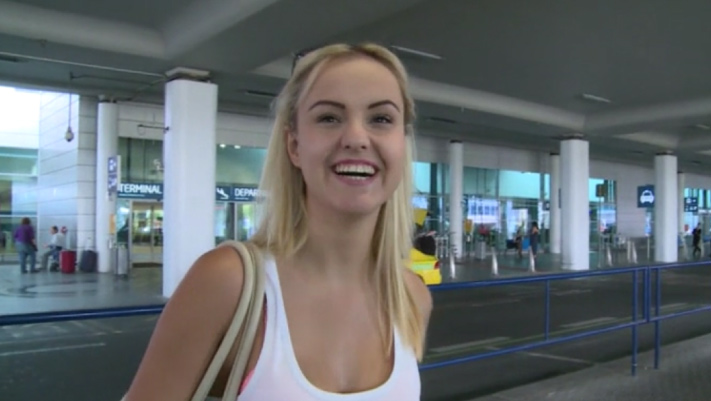 Cute Blonde Have Sex On Car