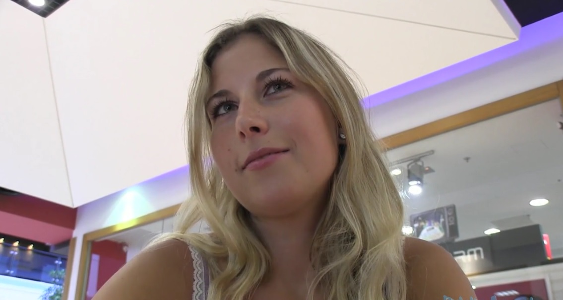 Girl With Nice Eyes Sucks Public Agent Dick