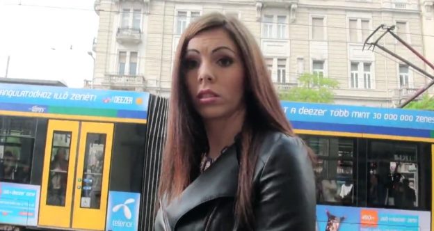 Hungarian Cuttie Fucks In Public