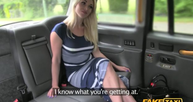 Blonde With Big Fake Boobs