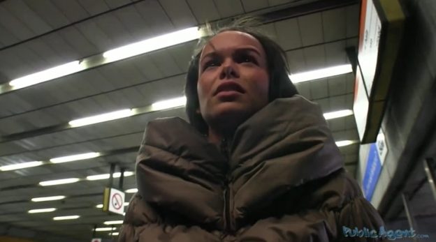 Brunette Fucked For Train Ticket